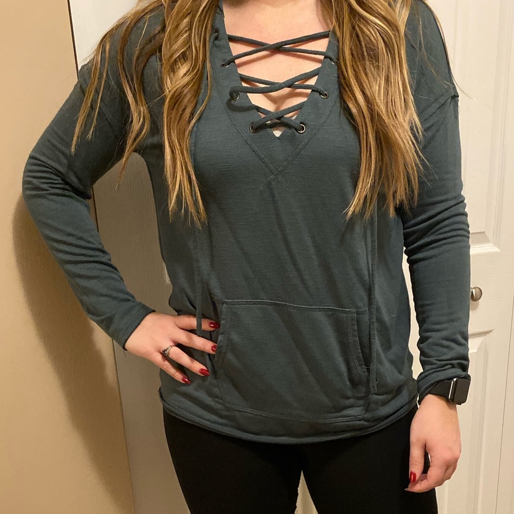 Target Blue sweatshirt